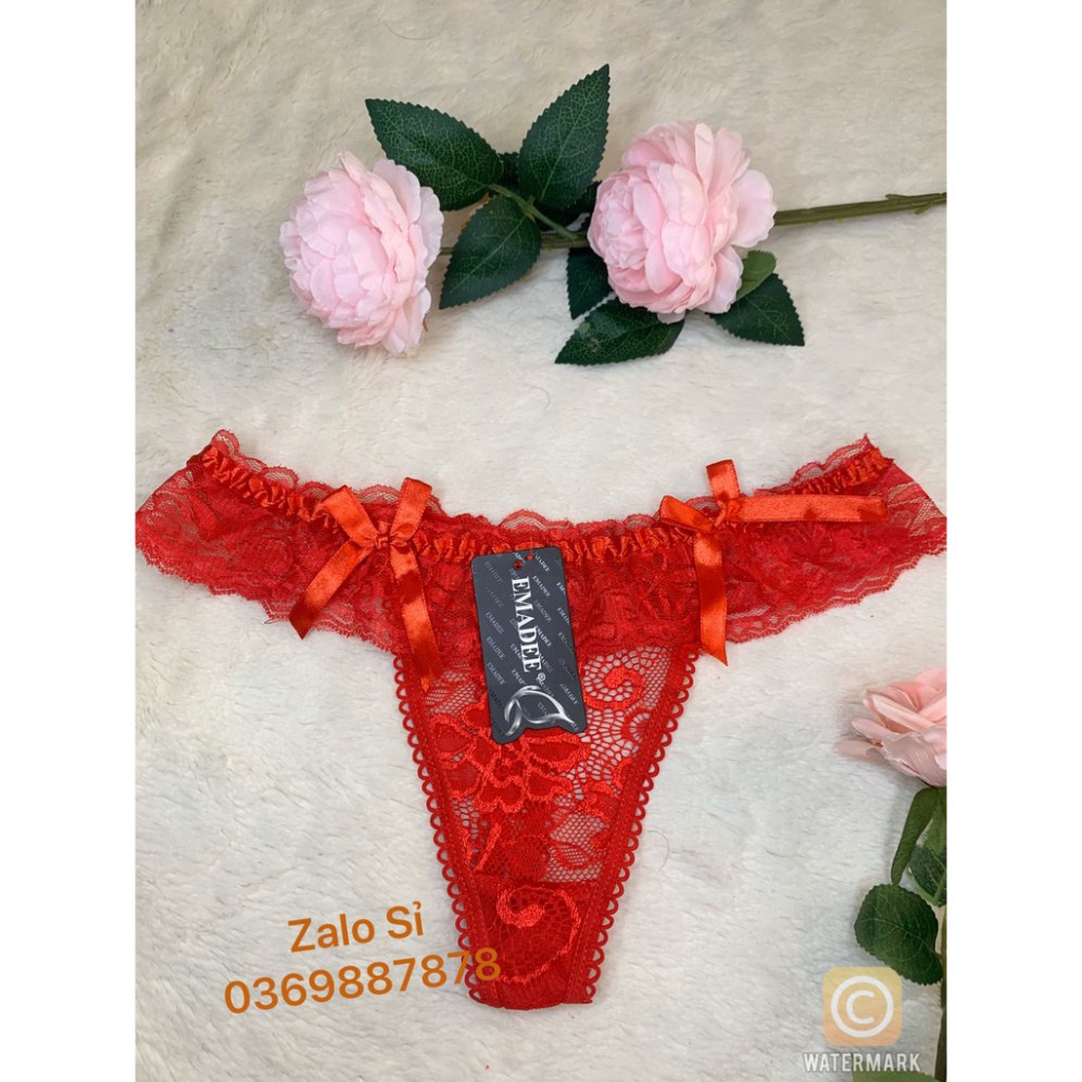 [FREE SHIP] Quần lót ren lọt khe nữ nhiều màu lựa chọn