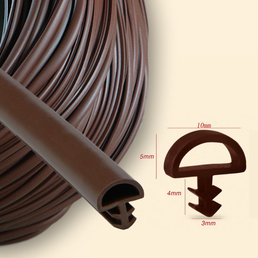 Ron Gioăng Sợi Chữ Q T Cây Thông Cao Su  Silicone Nhét Rãnh Chèn Làm Kín Khít Khe Hở Khung Cửa Gỗ Legaxi