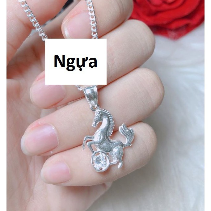 Mặt dây chuyền bạc 12 con giáp