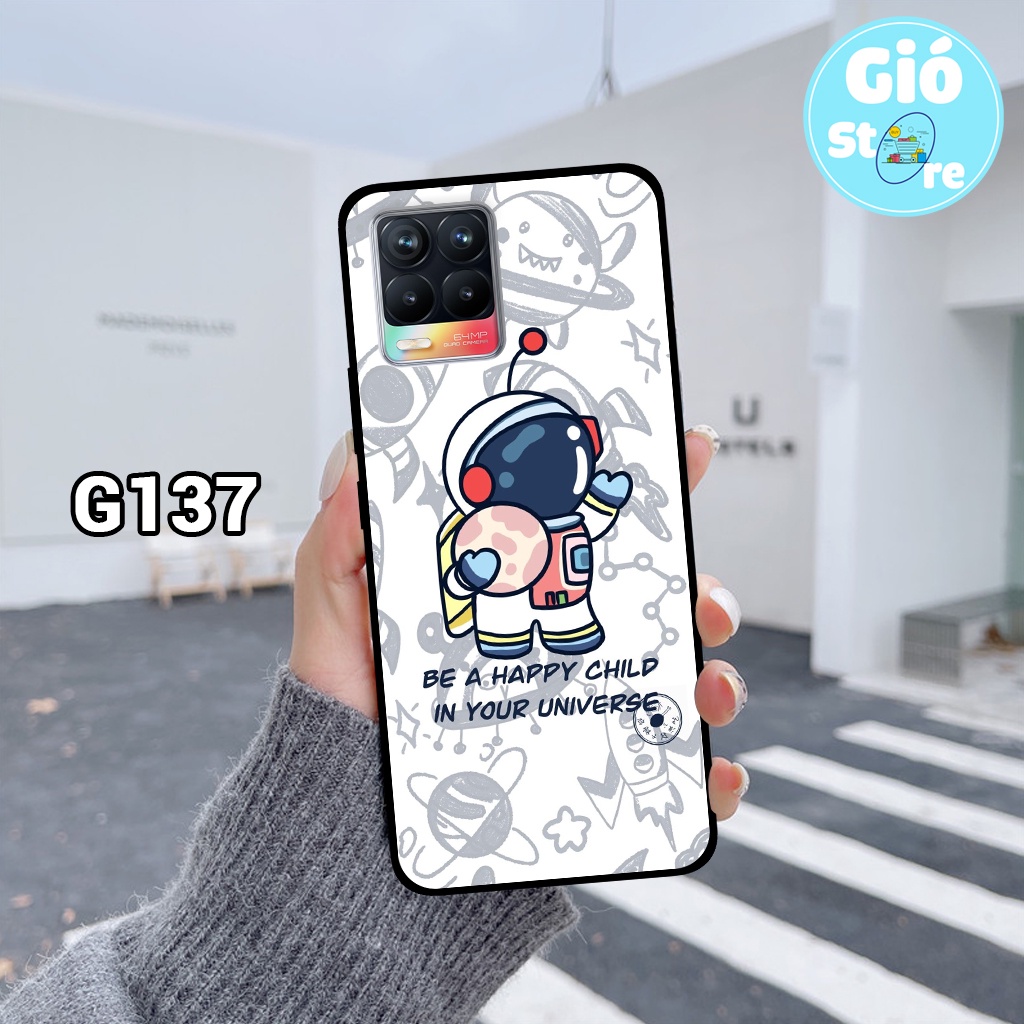 Ốp lưng REALME 8/ REALME 8 PRO - Ốp điện thoại REALME in hình phi hành gia đáng yêu,vũ trụ,lưng nhựa cứng viền dẻo