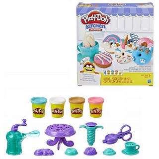 Đồ chơi đất nặn bánh Donut sắc màu PLAY-DOH