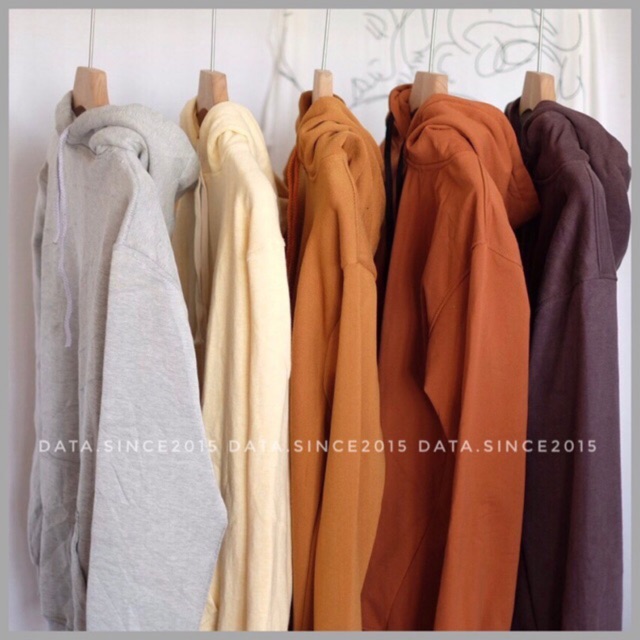 Áo nỉ có mũ các màu cơ bản