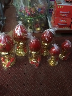 Đèn Thờ Quả Đào 3 Cỡ ( 16cm, 24cm, 29cm)