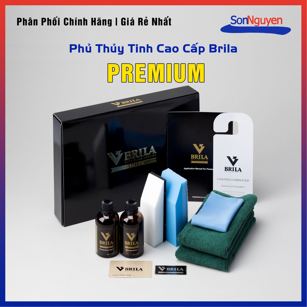 Phủ thủy tinh Ô Tô CAO CẤP BRILA PREMIUM công nghệ mới từ Nhật Bản - Phân phối độc quyền