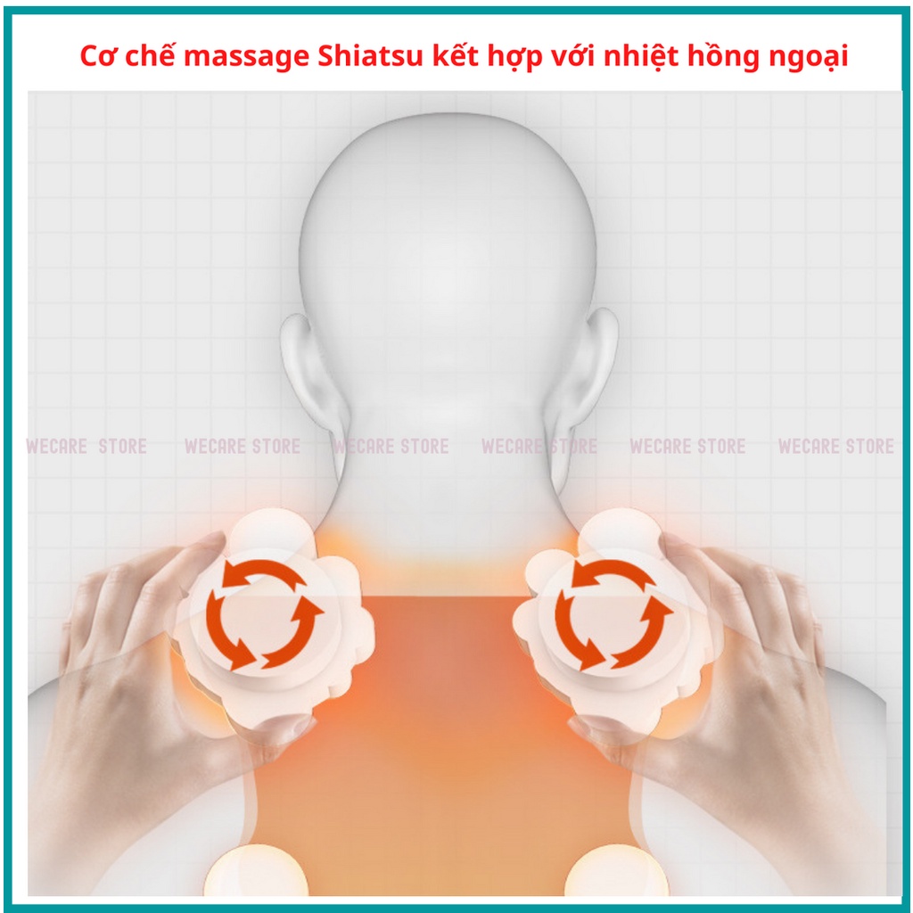 Máy Massage Toàn Thân Chuyên Sâu [Cao Cấp] FAPO, Massage Cổ Vai Gáy, Lưng Bằng Nhiệt Hồng Ngoại Bảo Hành 12 Tháng