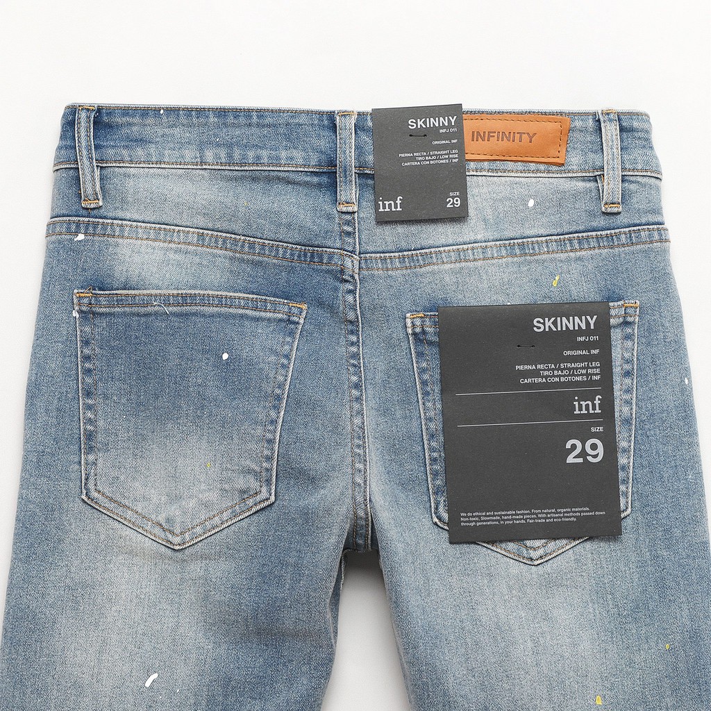 Quần Jean Inf Xanh Light Rip | BigBuy360 - bigbuy360.vn