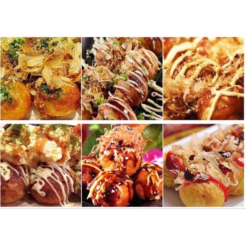 Máy làm bánh bạch tuộc đôi Takoyaki