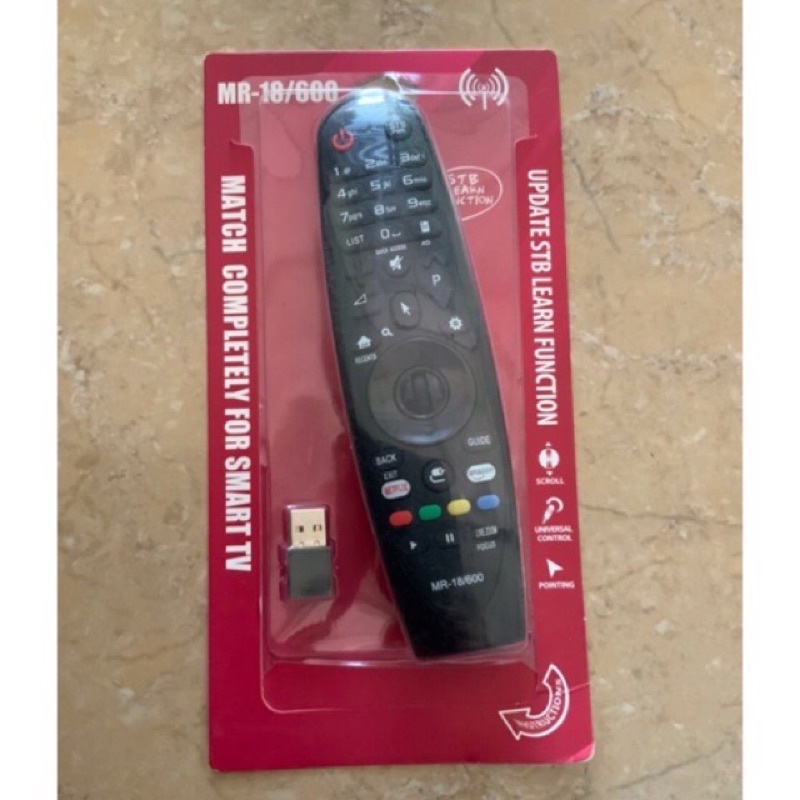 Điều khiển remote tivi smart LG MR-18/600 không giọng nói