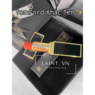 Son tomford tom ford lip color satin matte màu 24 marocain & 27 shameless-son tomford 24,27 khắc tên full túi hộp