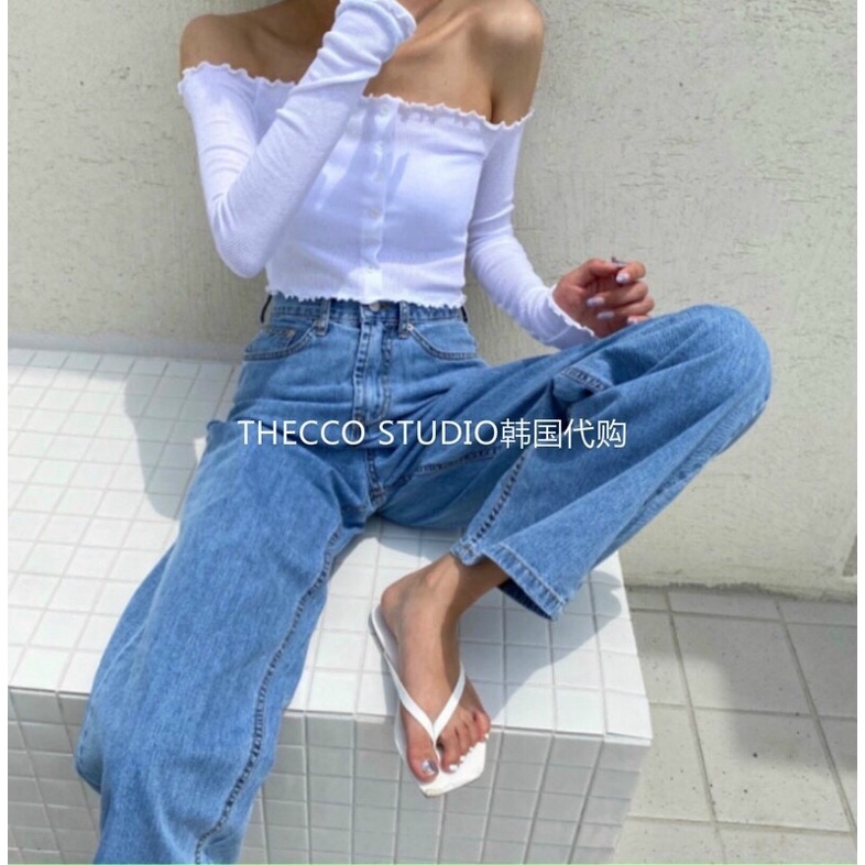 ÁO TRỄ VAI CÚC MỎNG SIÊU ĐẸP SEXY HÀNG QC MS10028