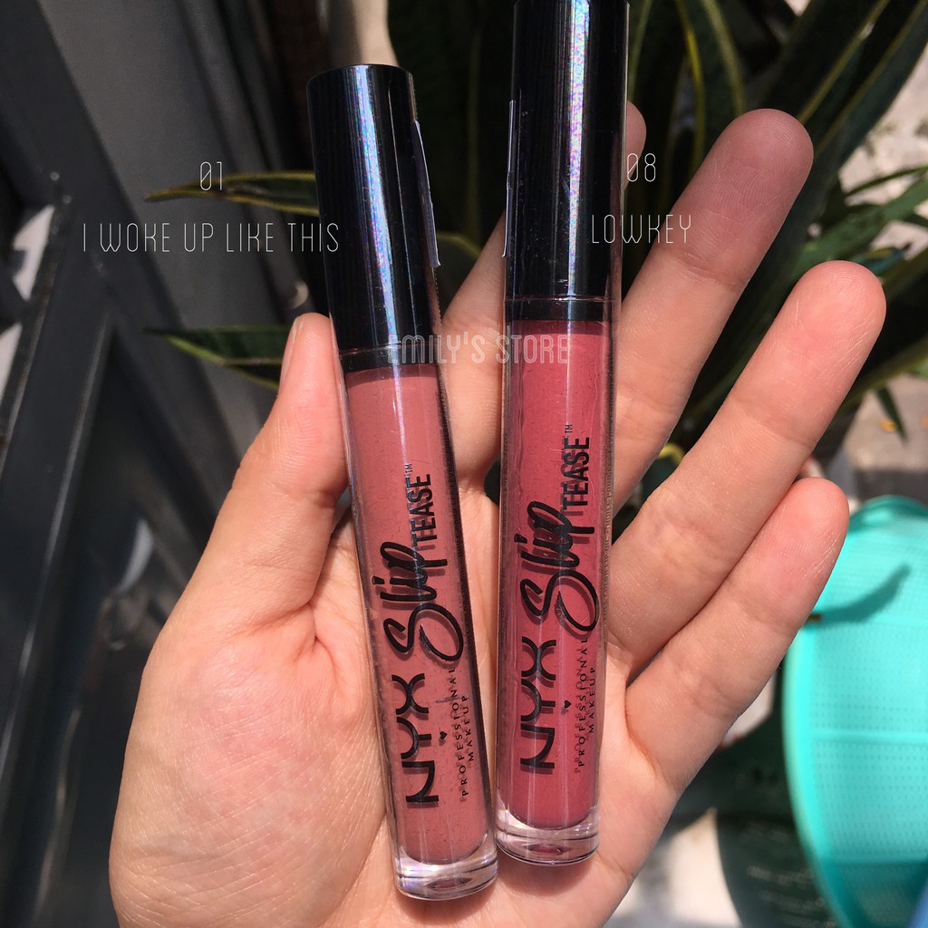 (Thanh lý hết date) Son kem có dưỡng NYX Slip Tease Full Color Lip Oil