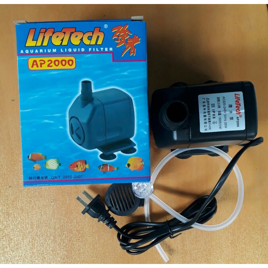 Máy bơm bể cá Lifetech AP2000 hàng nhập khẩu