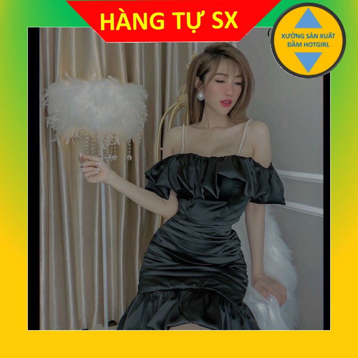 Đầm dự tiệc hai dây thời trang cao cấp