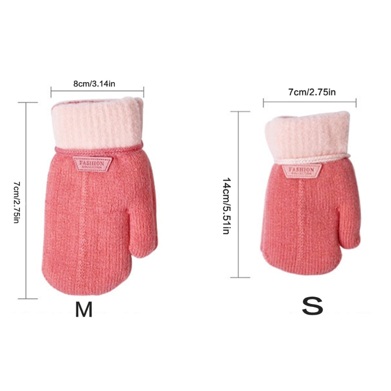 Găng Tay Xỏ Ngón Chống Gió Màu Sắc Thời Tiết Lạnh