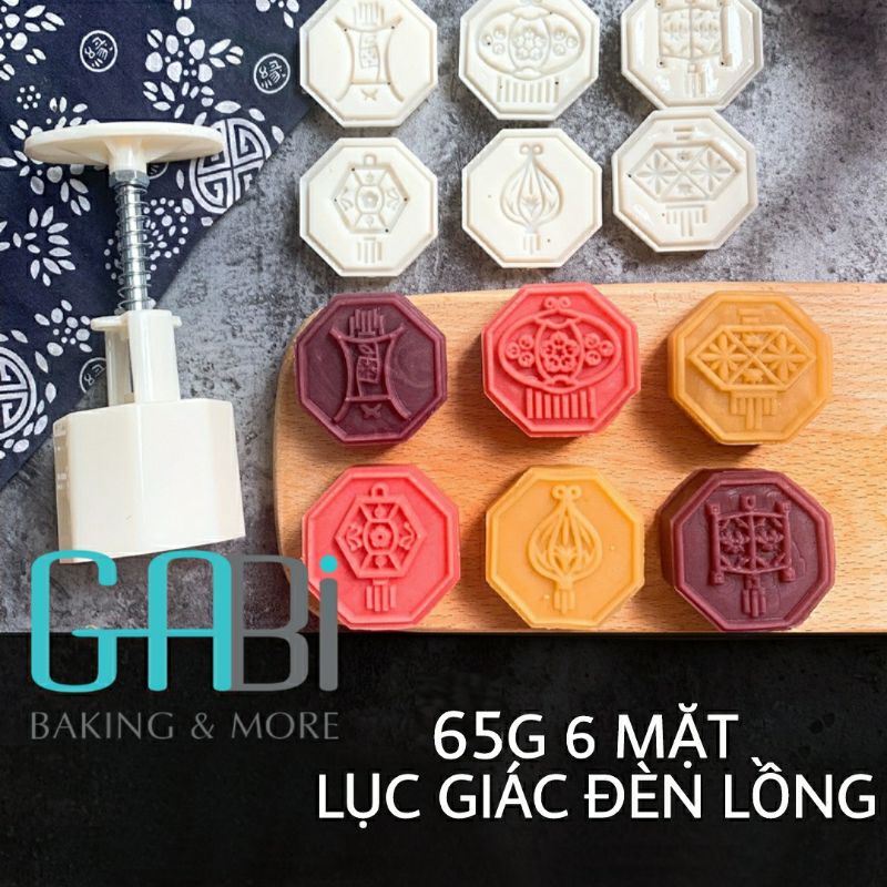 Khuôn lò xo 6 mặt bát giác hình đèn lồng 65g