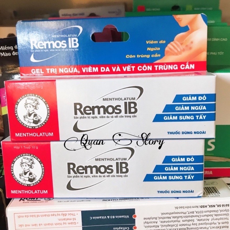 Gel Giảm ngứa Remos IB 10g