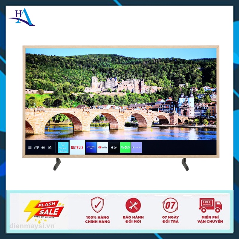 Smart Tivi Khung Tranh The Frame QLED Samsung 4K 50 inch QA50LS03A (Miễn phí giao tại HCM-ngoài tỉnh liên hệ shop)
