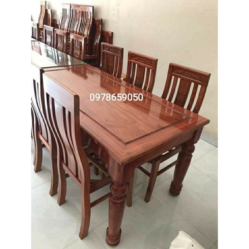 Bàn ăn gỗ sồi Nga cao cấp