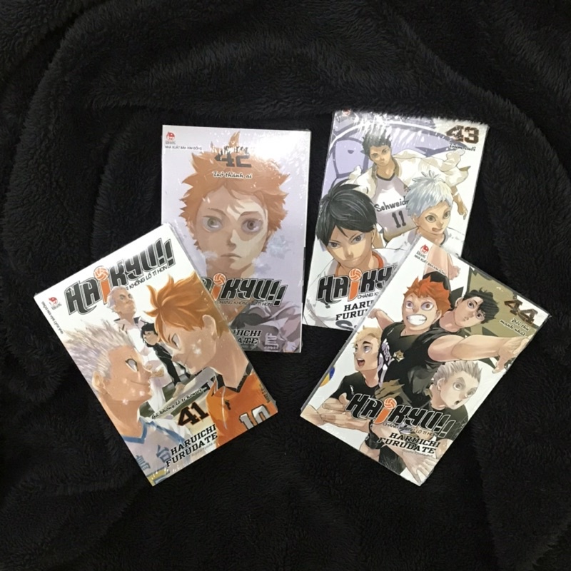 Haikyu!! Chàng khổng lồ tí hon 41,42,43,44 nguyên seal + lót ly sổ