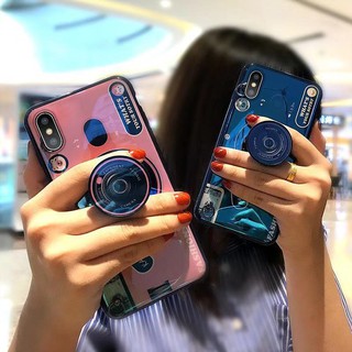 Ốp Điện Thoại TPU Hình Máy Ảnh Có Vòng Đỡ Cho Huawei Nova 2 Lite 2i 3 3i 4 4e 6 6SE 7 7SE P10 P20 P30 P40
