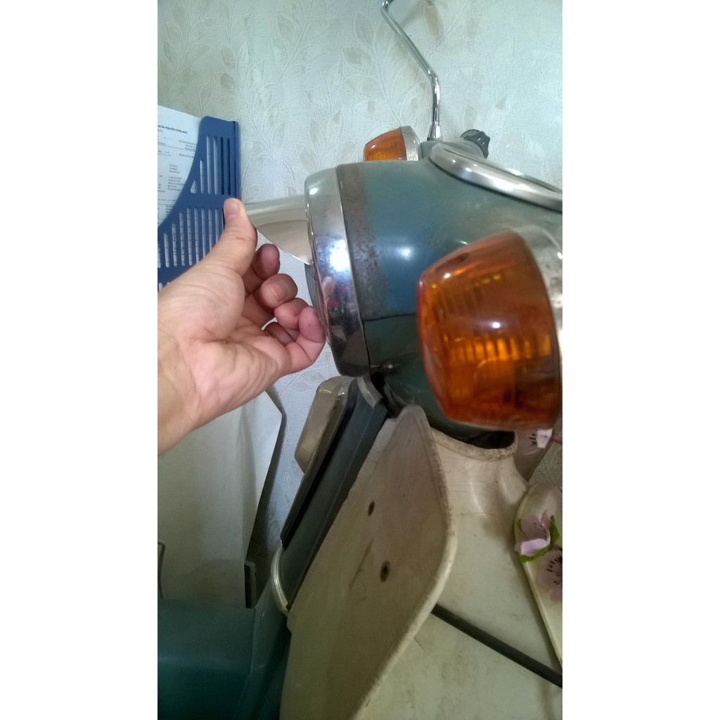 Mũ chụp đèn trước cho anh em làm đẹp xe 67-cub....