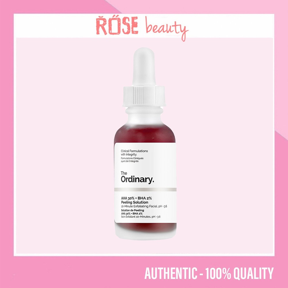 [Mã COS1904 giảm 8% đơn 300K] Tẩy tế bào chết The Ordinary AHA 30% + BHA 2% Peeling Solution 30ml | BigBuy360 - bigbuy360.vn