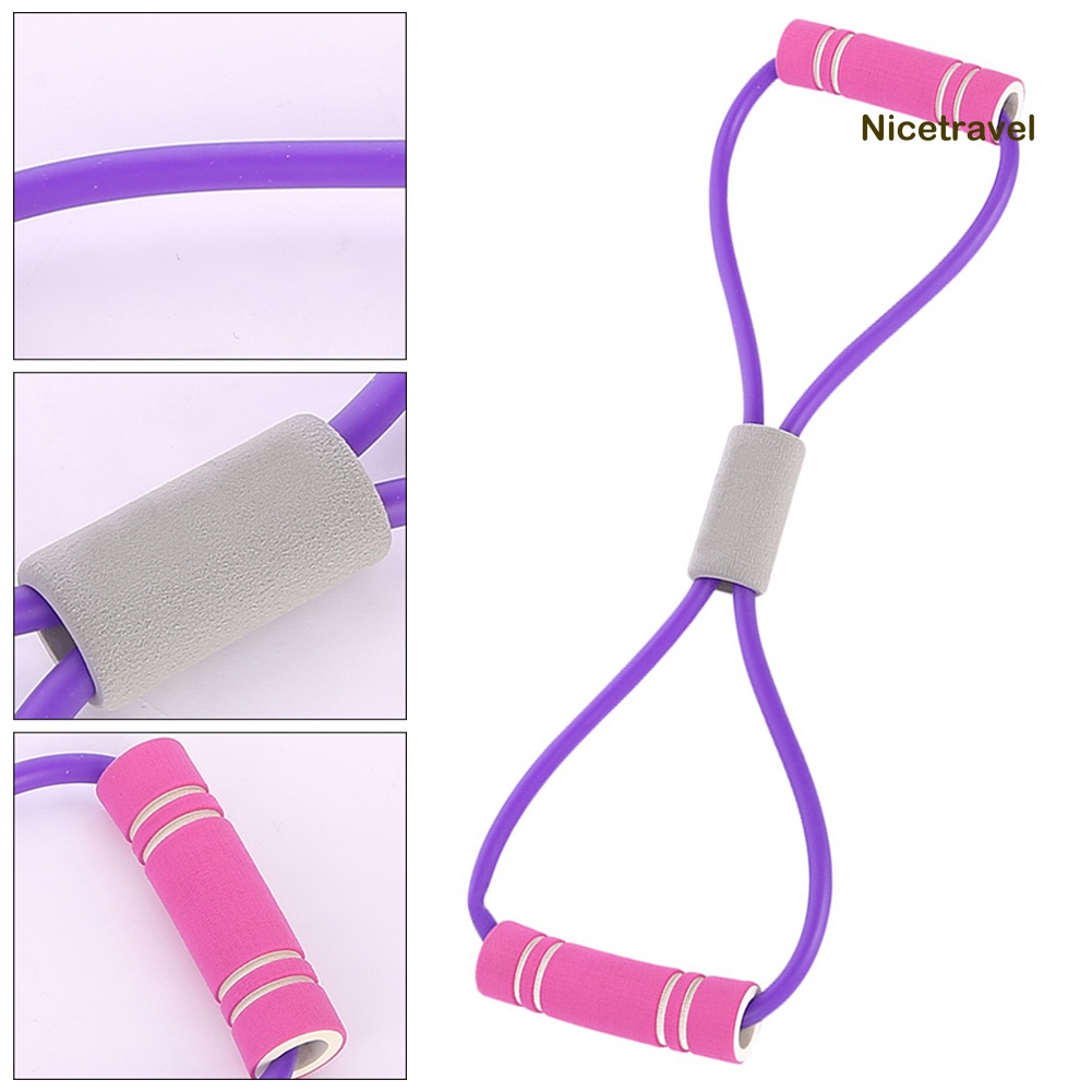 Dây Đai Kháng Lực Hình Số 8 Dùng Tập Yoga / Thể Hình