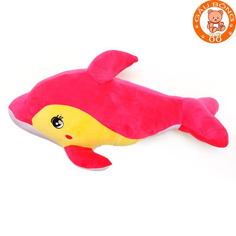 Gấu bông cá heo hồng size 50cm