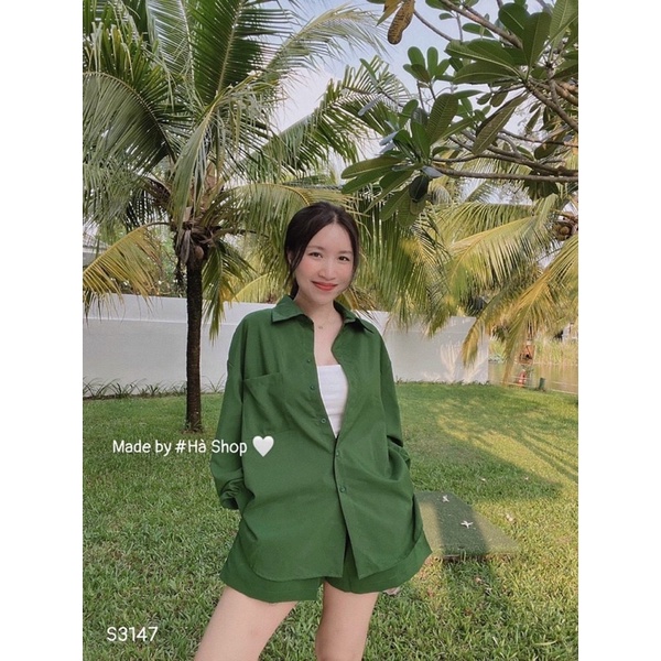 BIGSIZE Sét sơ mi tặng kèm áo 2 dây 50-90kg