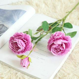 Hoa Hồng Giả Bằng Lụa Để Trang Trí