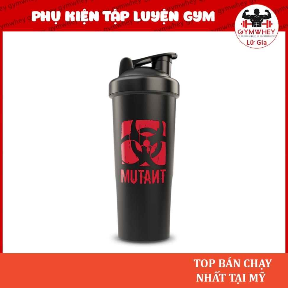 [GIÁ TỐT NHẤT] Bình lắc sữa SHAKER MUTANT 1 ngăn 1L - TPBS