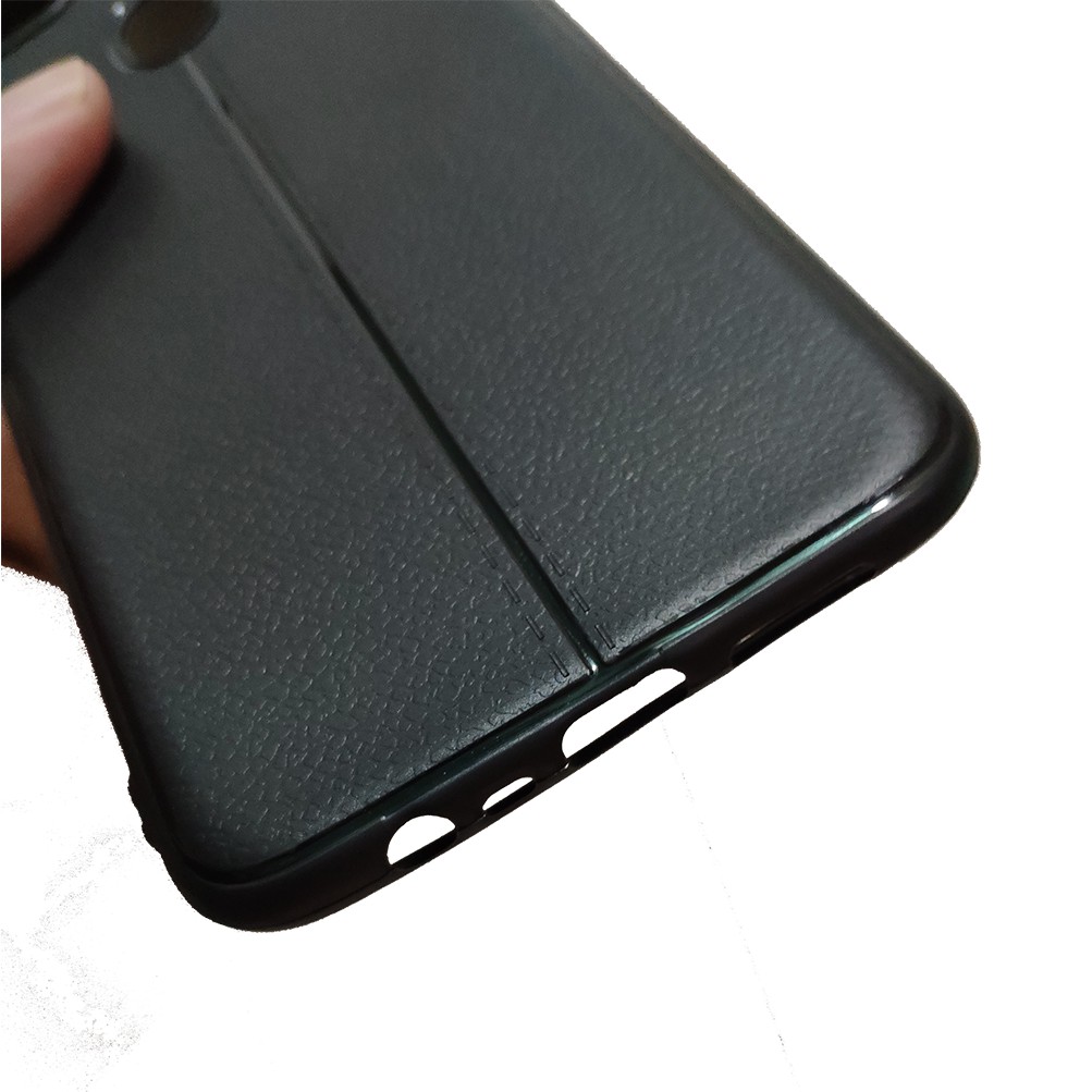 Ốp lưng giả da Oppo A7 tặng kính cường lực