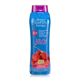 Dầu gội+Sữa tắm+Sữa tắm bồn tạo bọt 3 trong 1 Belcam USA 500ml (Hương mâm xôi)