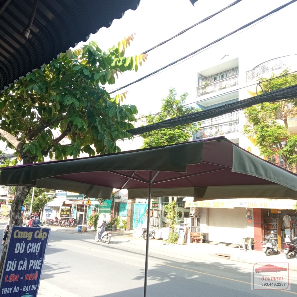Ô DÙ CHÍNH TÂM HÌNH CHỮ NHẬT DÀI 2M9RỘNG 2M1 CAO 2M8  GIAO HÀNG TOÀN QUỐC