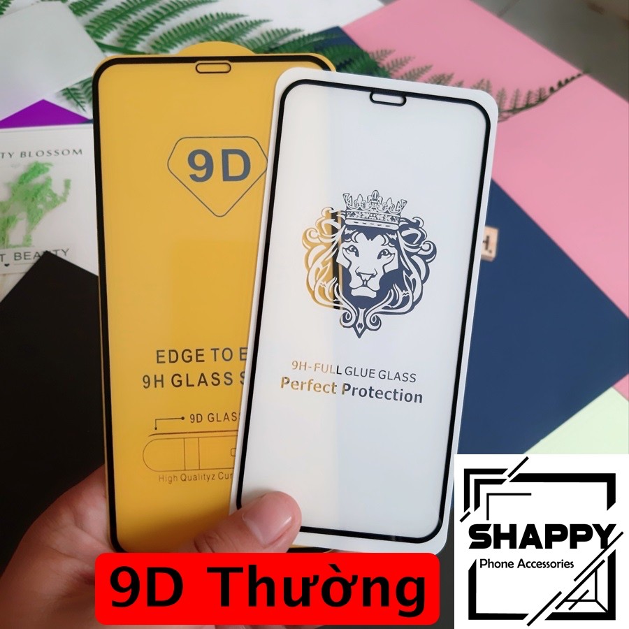 Kính Cường Lực IPhone 9D Bóng Full Màn 6/6Plus/7/8/7Plus/8Plus/X/XR/XsMax/11/12/13/Pro/Max [Shappy Shop]