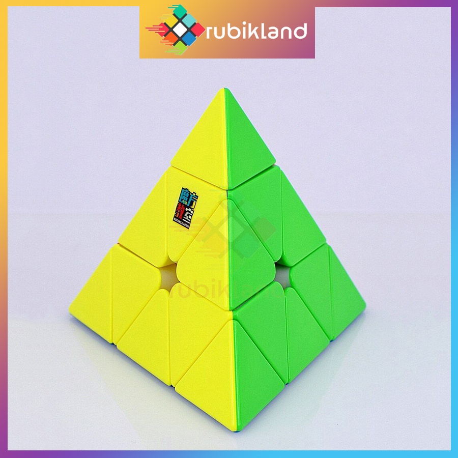 Rubik Pyraminx MoYu MeiLong Stickerless Rubic Kim Tự Tháp Tam Giác Đồ Chơi Trí Tuệ Trẻ Em