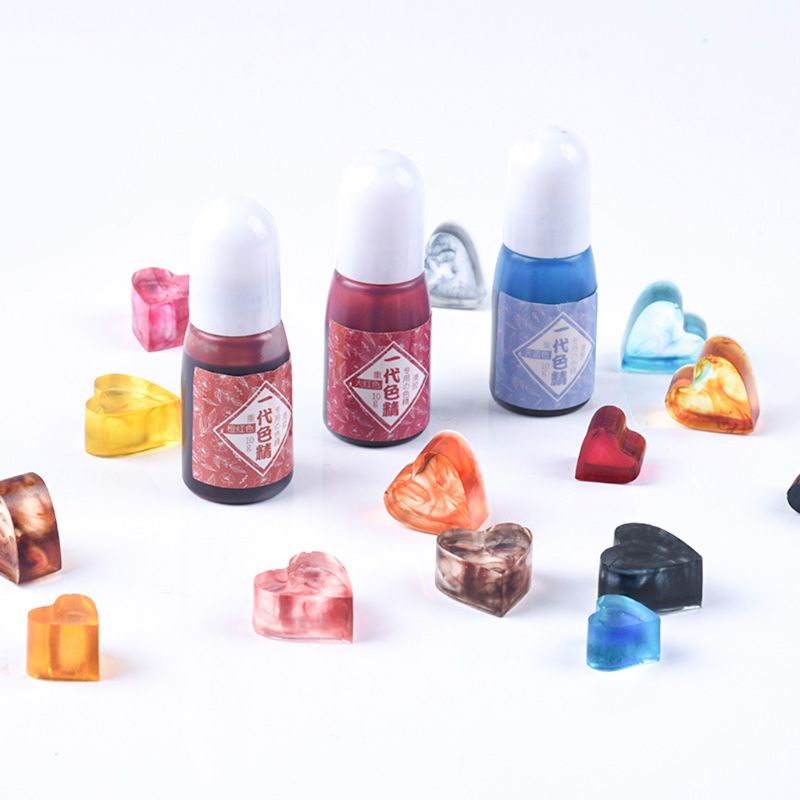 Bột màu làm đồ trang sức bằng resin epoxy UV 20 màu trong suốt