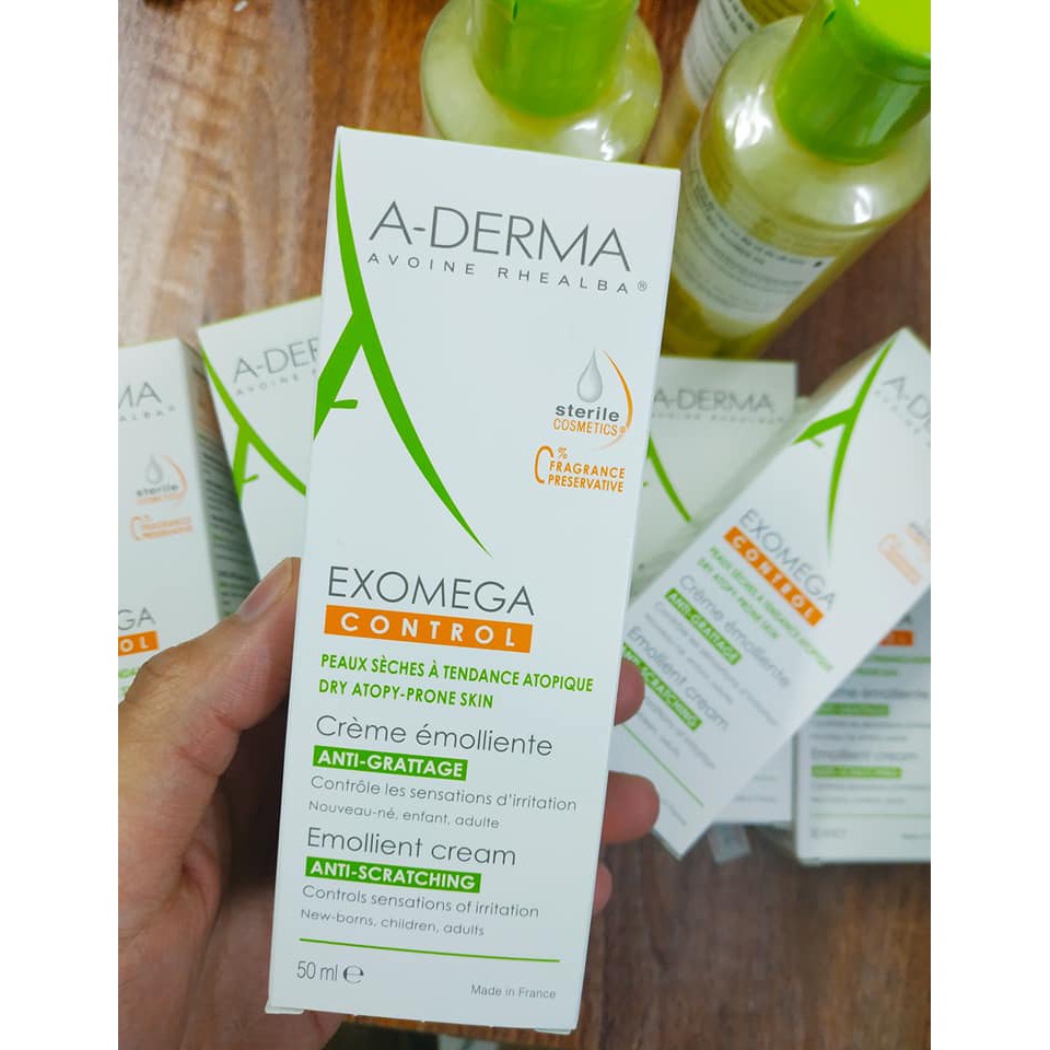 [TEM NHẬP KHẨU] Kem dưỡng ẩm Aderma Exomega Control dành cho da khô, viêm da cơ địa | BigBuy360 - bigbuy360.vn