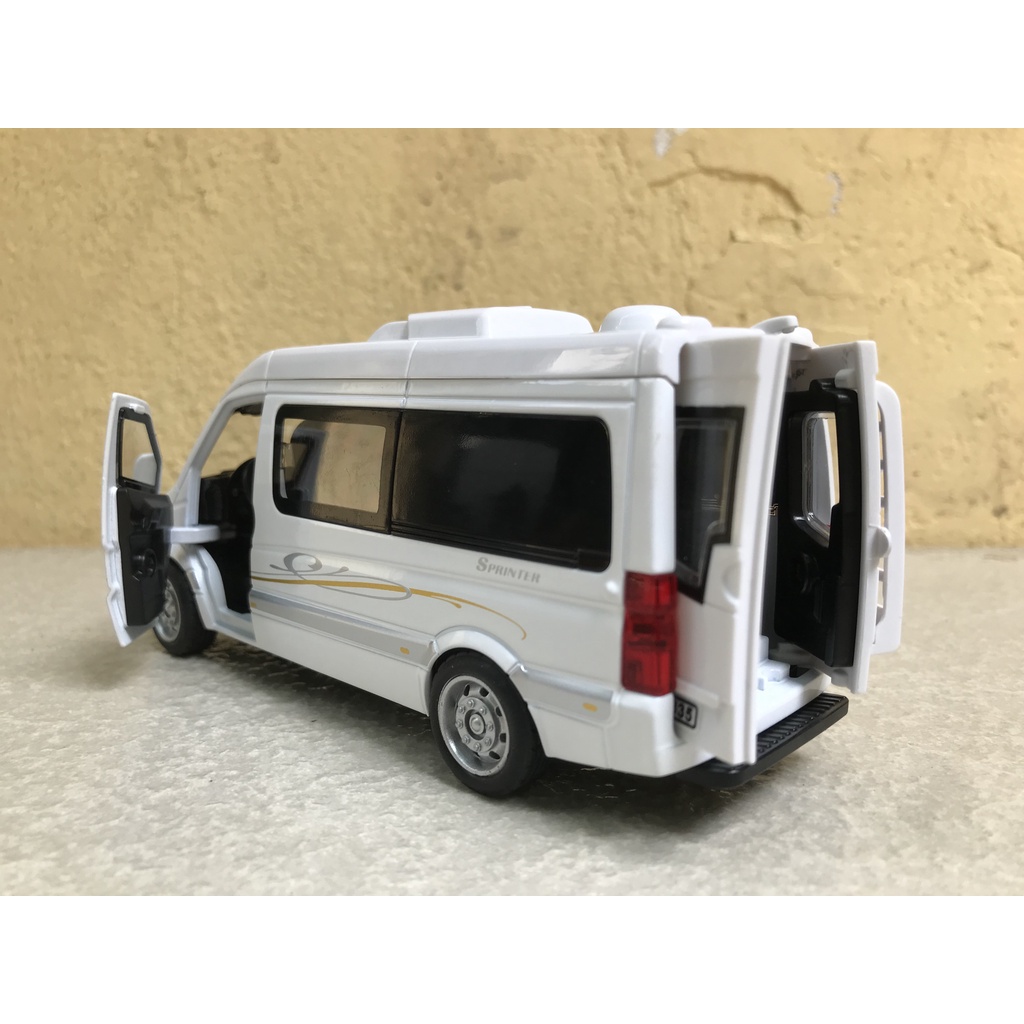 Mô hình xe ô tô Mercedes -Benz Sprinter - 1:32 em