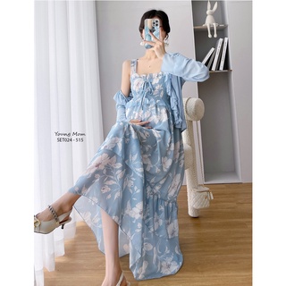 Set váy bầu SET024 hàng nhập cao cấp shop Young Mom