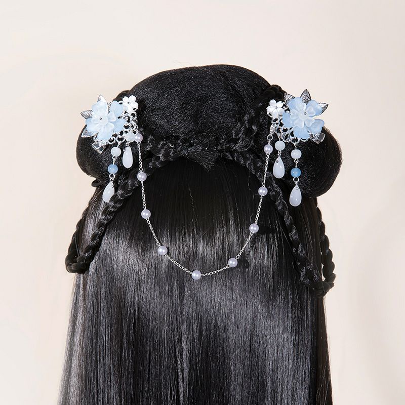 KẸP TÓC CỔ PHONG CỔ TRANG HOA ĐÀO CÁNH TIM 5 CÁNH