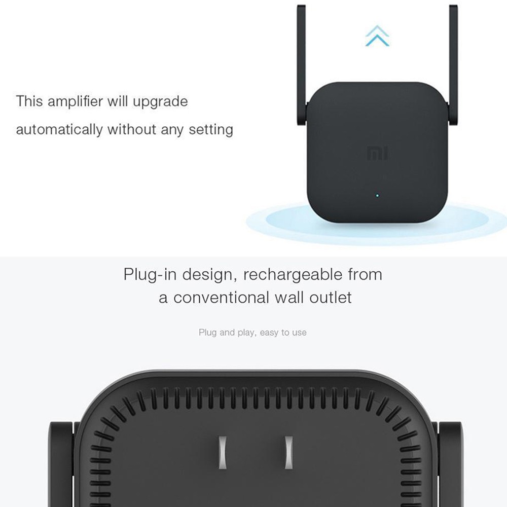 Bộ khuếch đại WiFi Xiaomi Pro 300MBPS Bộ khuếch đại WiFi Bộ lặp tín hiệu Wifi Mijia Bộ mở rộng 2.4G Bộ định tuyến không dây Roteador Mi | BigBuy360 - bigbuy360.vn