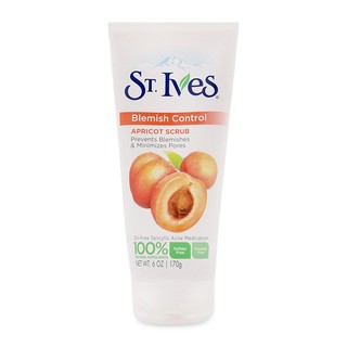 Sữa rửa mặt tẩy da chết St Ives Blemish Control Scrub