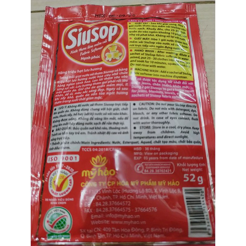 Thùng nước xả vải Siusop 42g (160 gói)