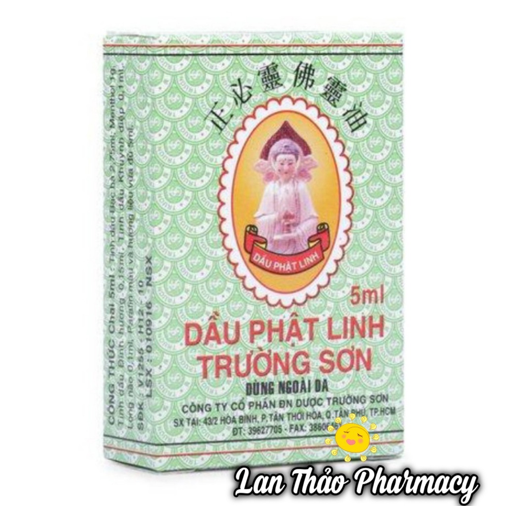 Một lốc 12 chai dầu gió Phật Linh Trường Sơn 5ml giá tốt