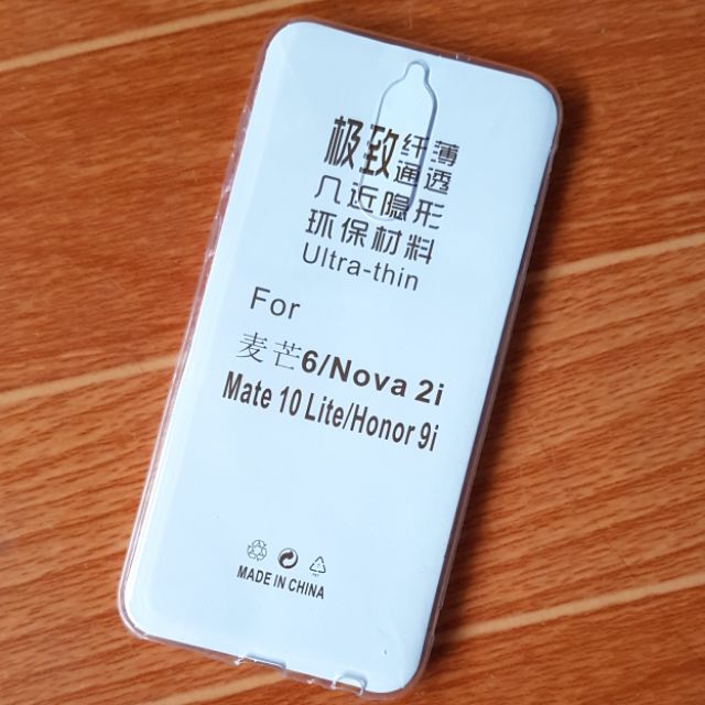 Ốp lưng Huawei Nova 2i dẻo trong silicon siêu mỏng