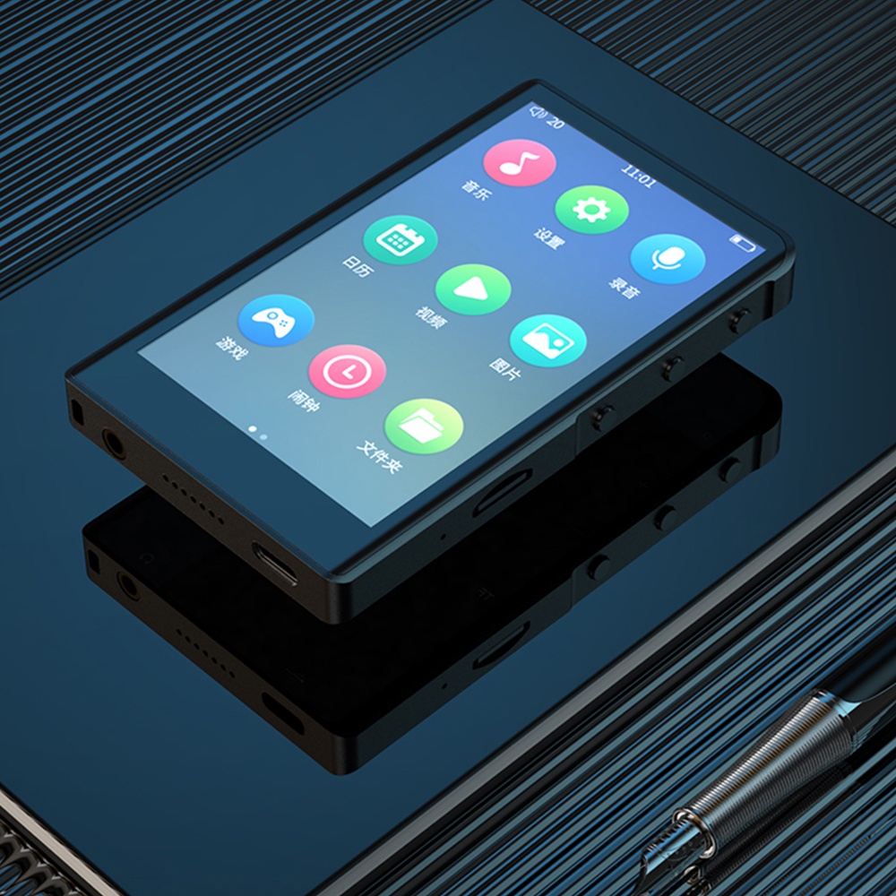 Máy nghe nhạc MP3 MP4 RUIZU Falaeal H9 Bluetooth màn hình cảm ứng 3.8&quot; hỗ trợ thẻ TF và FM