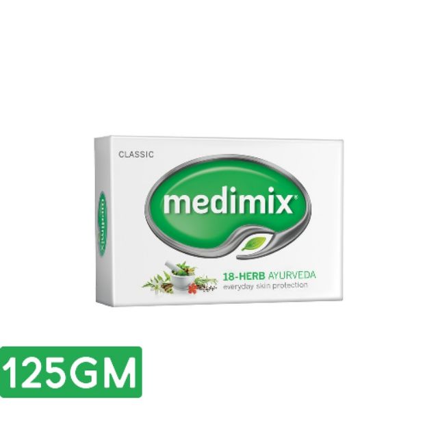 (04.2022)( Hộp xanh) 125gr Xà Phòng Medimix 18 loại thảo mộc