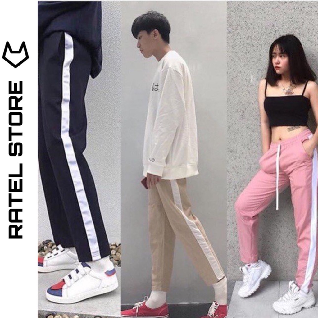 Quần Baggy Kaki 1 Sọc