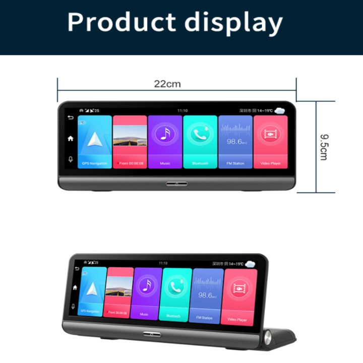 Camera Hành Trình-Chính Hãng-K6-Taplo-Lùi-FullHD-4G-10inch-Tiếng Việt. Bảo hành 12 tháng | BigBuy360 - bigbuy360.vn